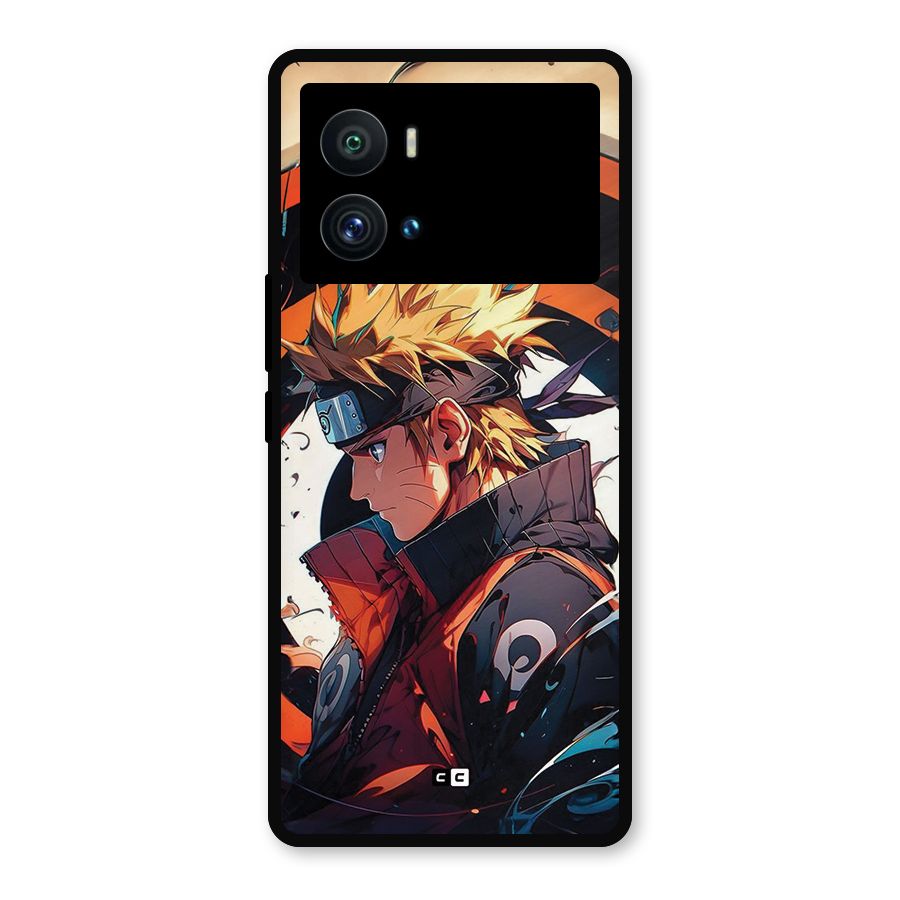 Naruto Uzumaki Combat Metal Back Case for iQOO 9 Pro