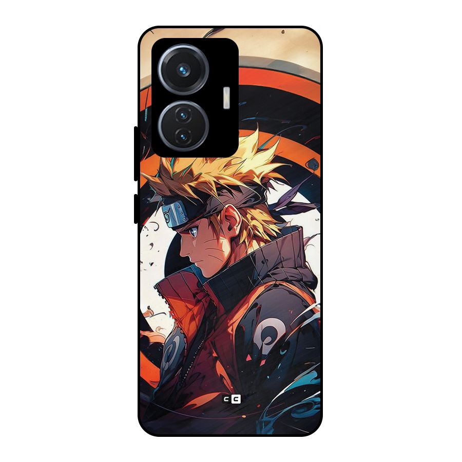 Naruto Uzumaki Combat Metal Back Case for iQOO Z6 44W