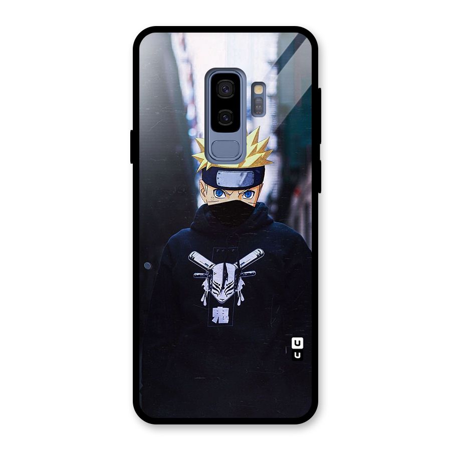 Naruto Uzumaki Cool Anime Glass Back Case for Galaxy S9 Plus