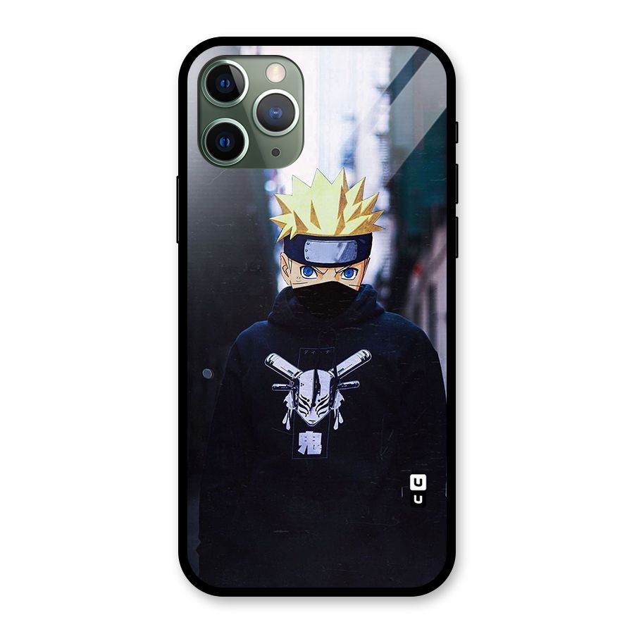 Naruto Uzumaki Cool Anime Glass Back Case for iPhone 11 Pro