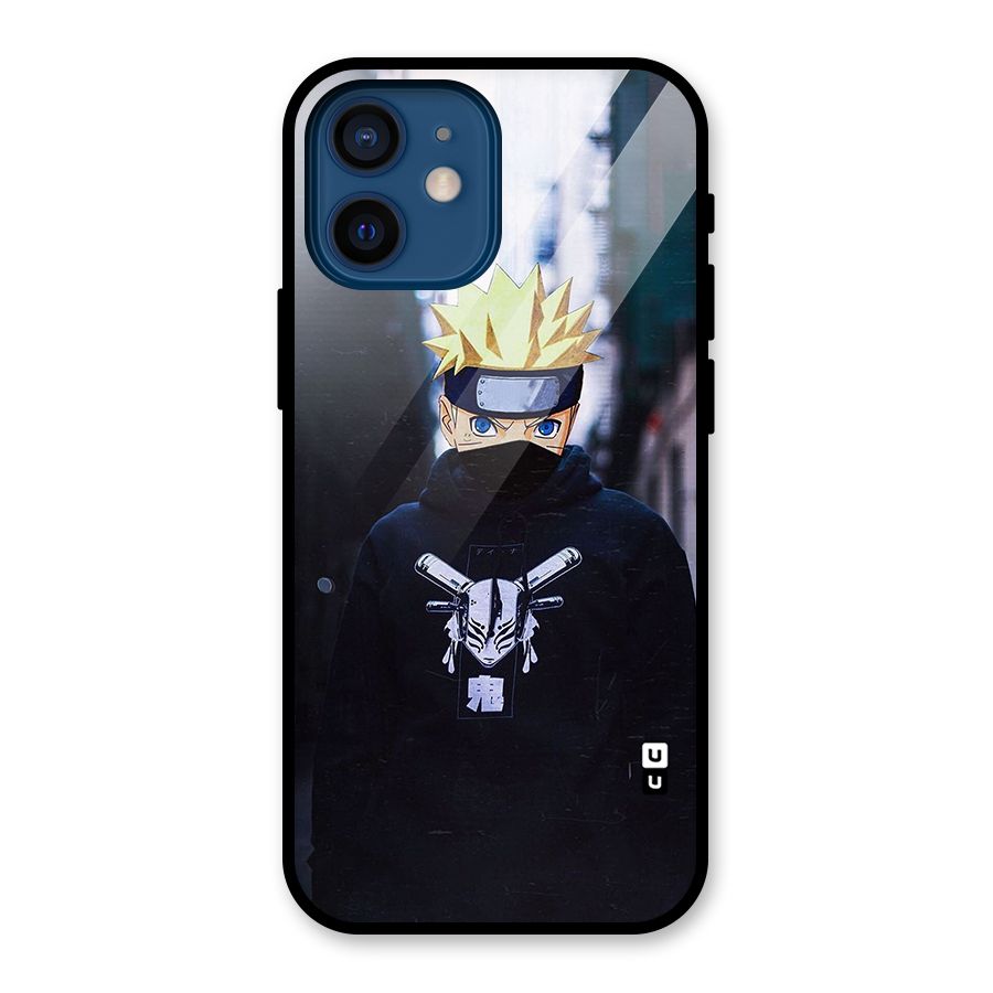 Naruto Uzumaki Cool Anime Glass Back Case for iPhone 12 Mini