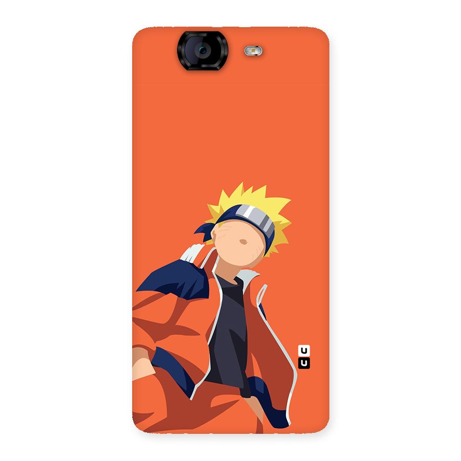 Naruto Uzumaki Minimalist Back Case for Canvas Knight A350