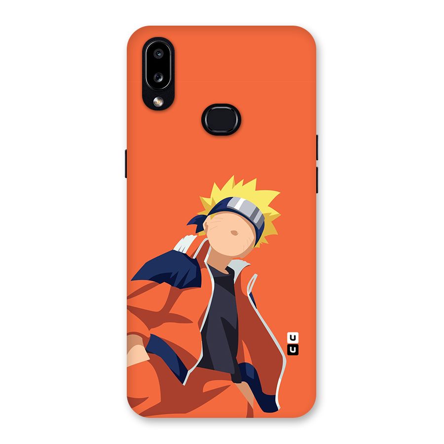Naruto Uzumaki Minimalist Back Case for Galaxy A10s