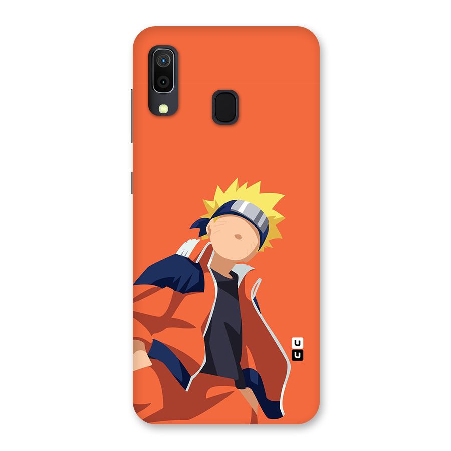 Naruto Uzumaki Minimalist Back Case for Galaxy A20