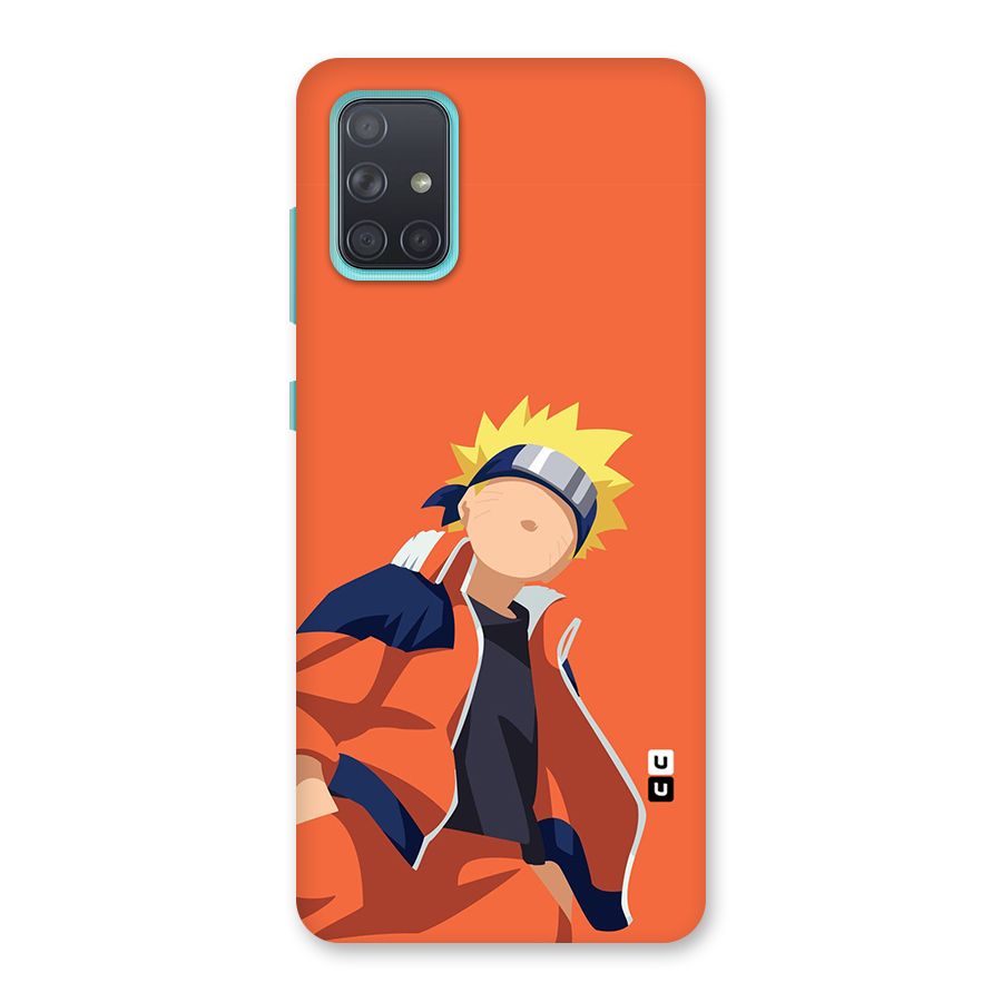 Naruto Uzumaki Minimalist Back Case for Galaxy A71