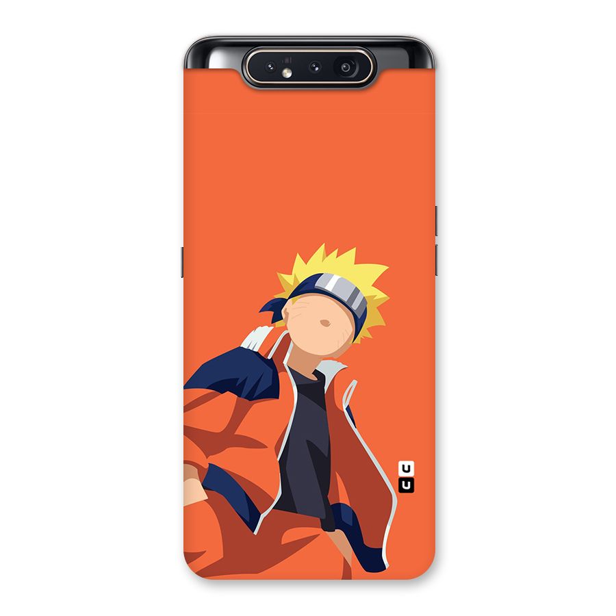 Naruto Uzumaki Minimalist Back Case for Galaxy A80
