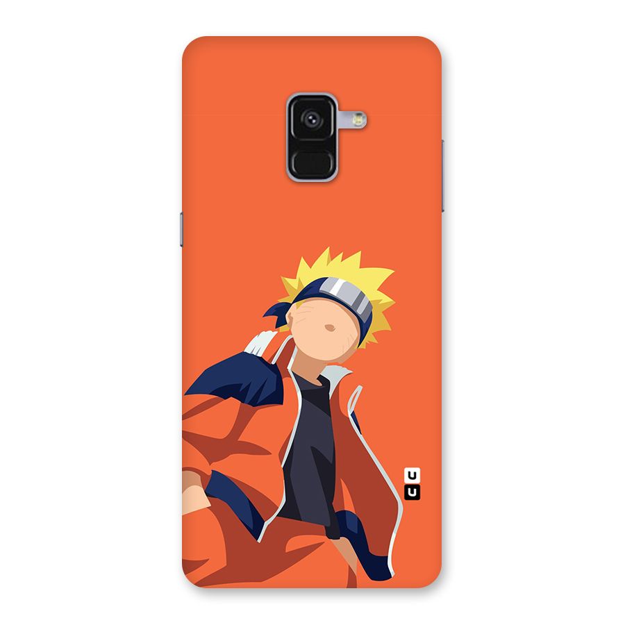 Naruto Uzumaki Minimalist Back Case for Galaxy A8 Plus