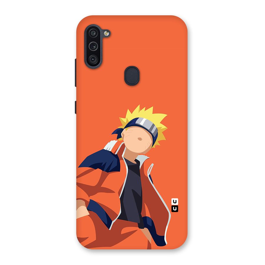 Naruto Uzumaki Minimalist Back Case for Galaxy M11