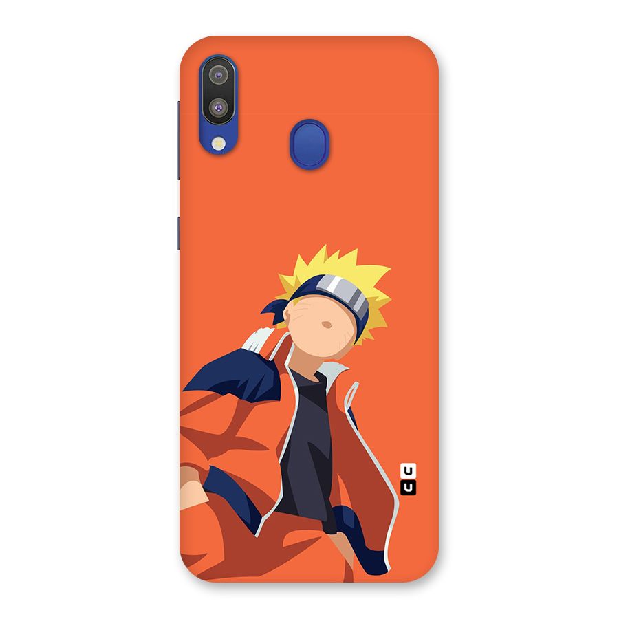Naruto Uzumaki Minimalist Back Case for Galaxy M20
