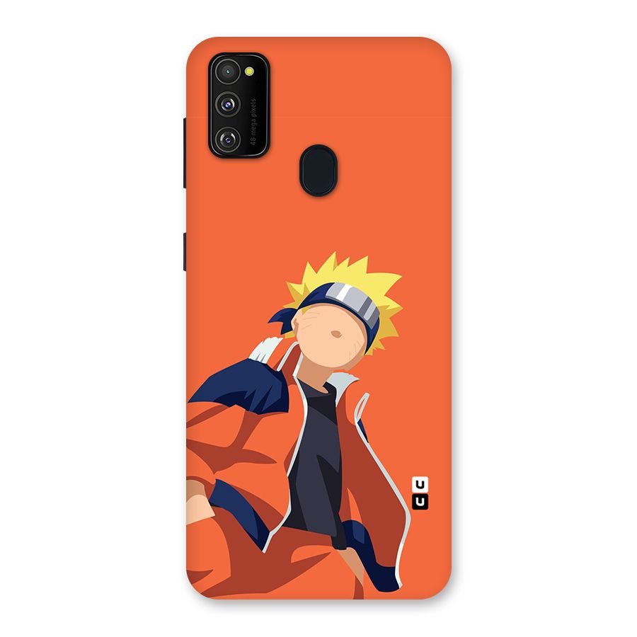 Naruto Uzumaki Minimalist Back Case for Galaxy M21