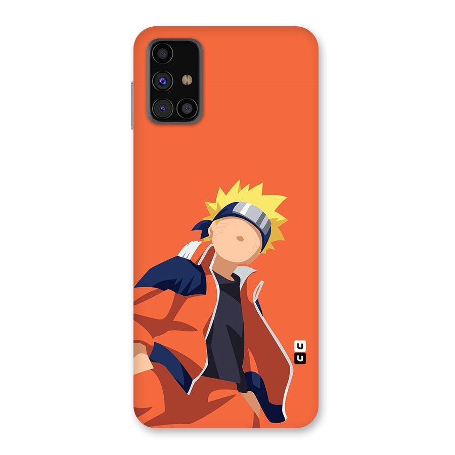 Naruto Uzumaki Minimalist Back Case for Galaxy M31s