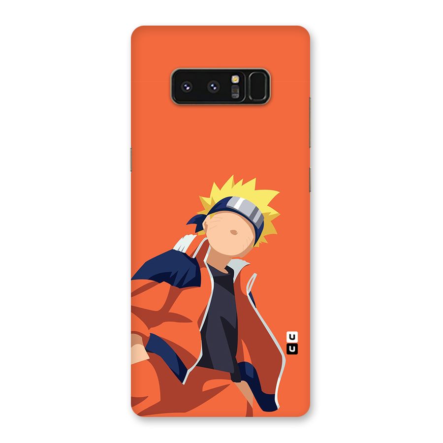 Naruto Uzumaki Minimalist Back Case for Galaxy Note 8
