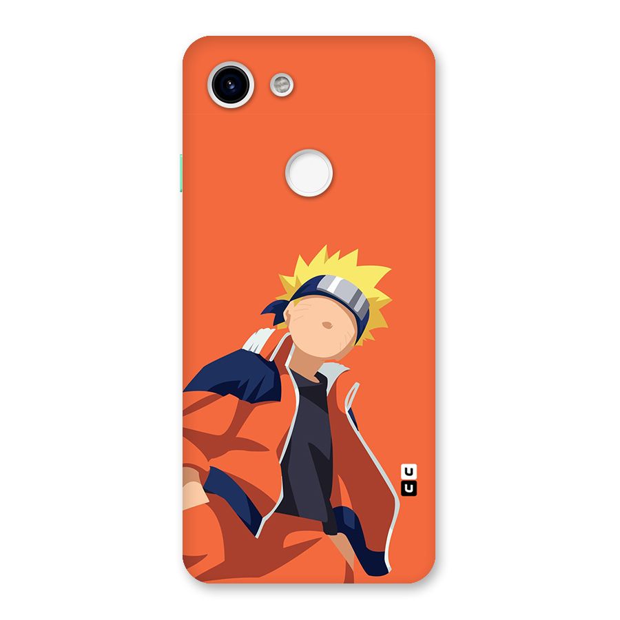 Naruto Uzumaki Minimalist Back Case for Google Pixel 3
