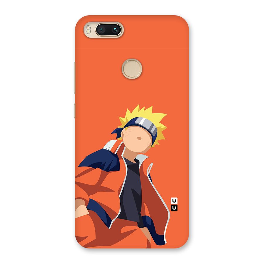 Naruto Uzumaki Minimalist Back Case for Mi A1