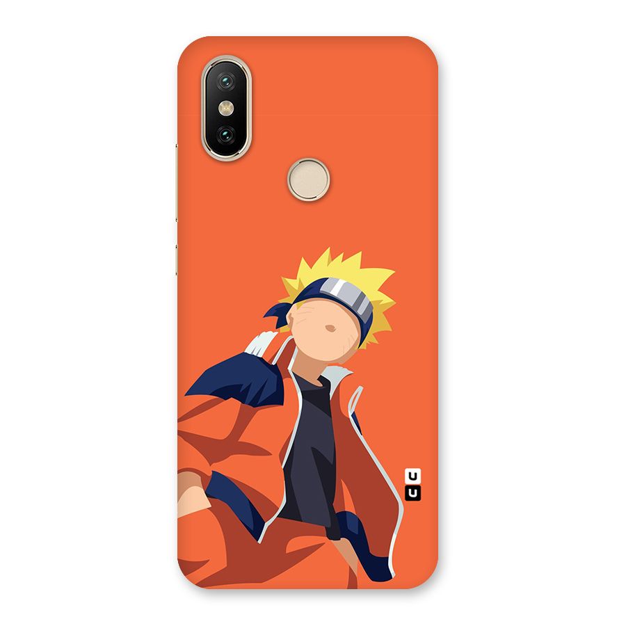Naruto Uzumaki Minimalist Back Case for Mi A2