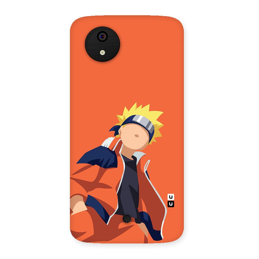 Naruto Uzumaki Minimalist Back Case for Micromax Canvas A1