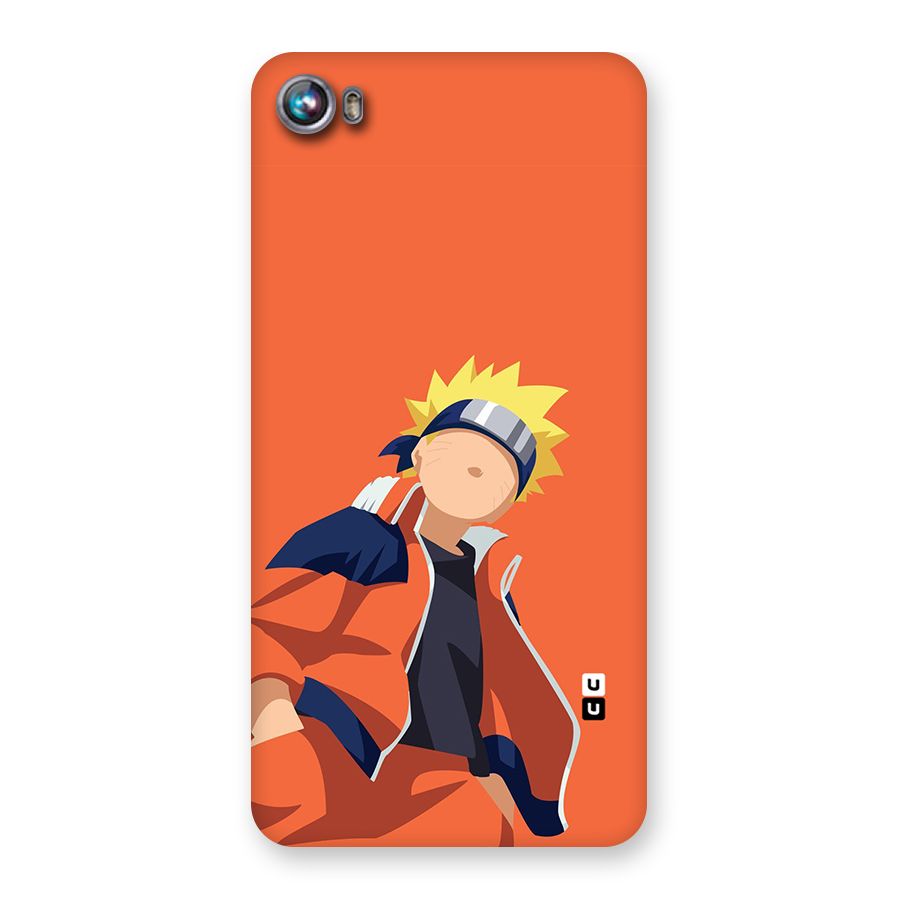 Naruto Uzumaki Minimalist Back Case for Micromax Canvas Fire 4 A107