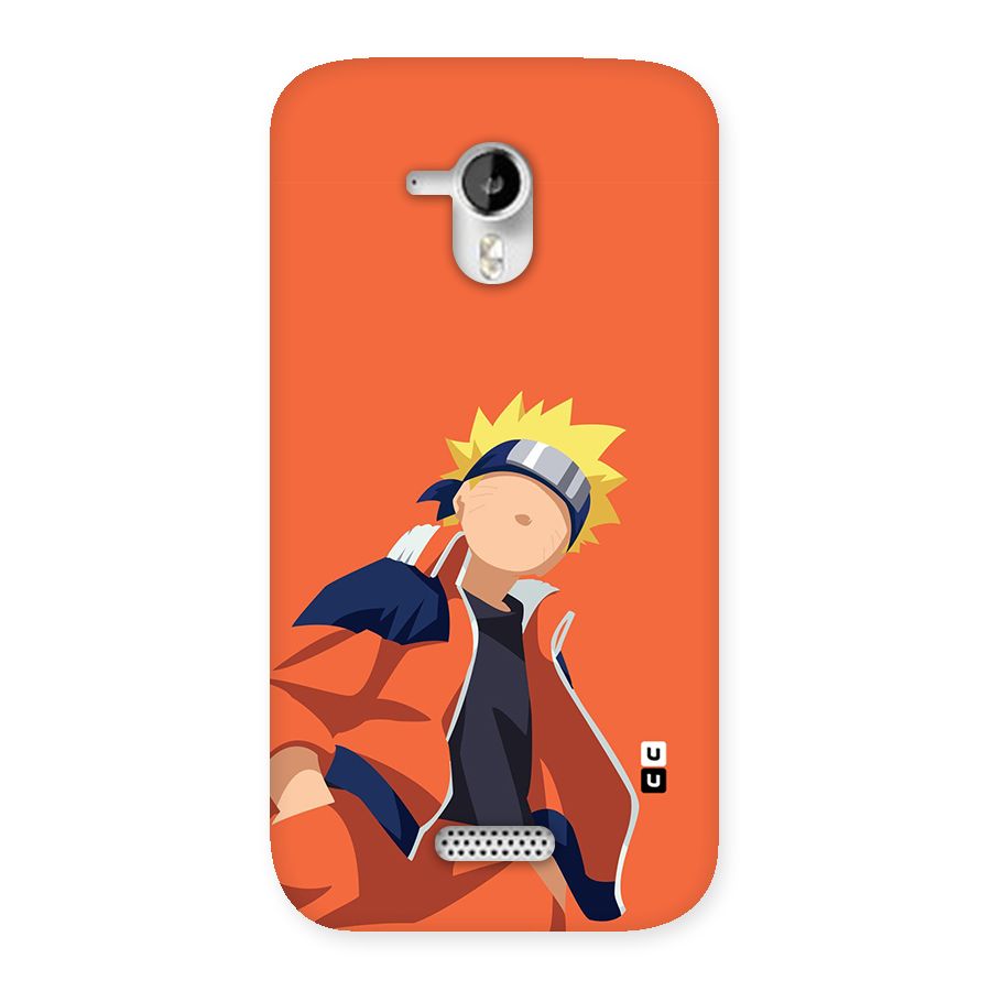 Naruto Uzumaki Minimalist Back Case for Micromax Canvas HD A116