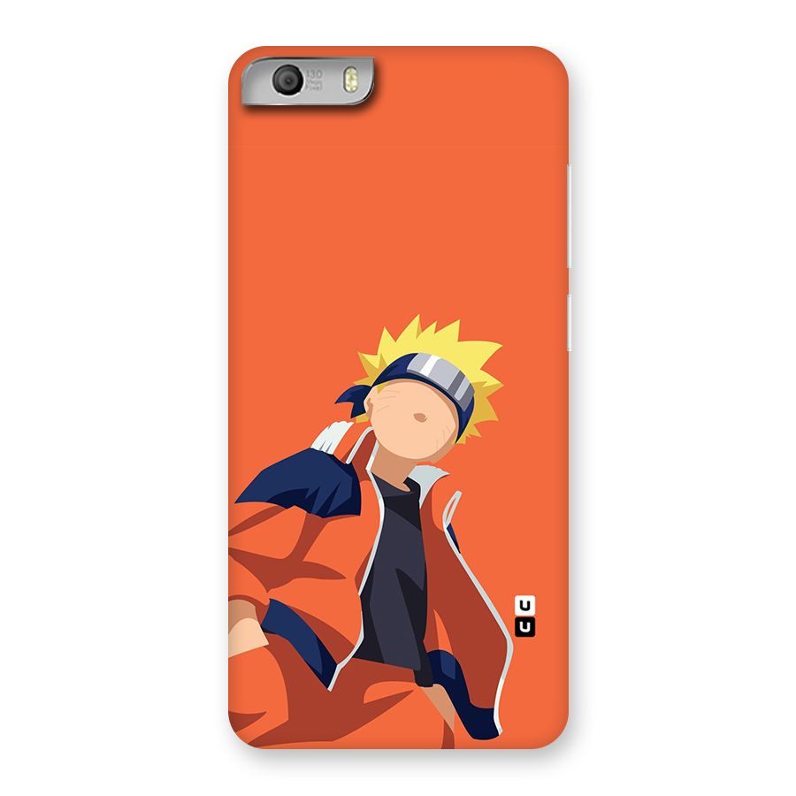 Naruto Uzumaki Minimalist Back Case for Micromax Canvas Knight 2