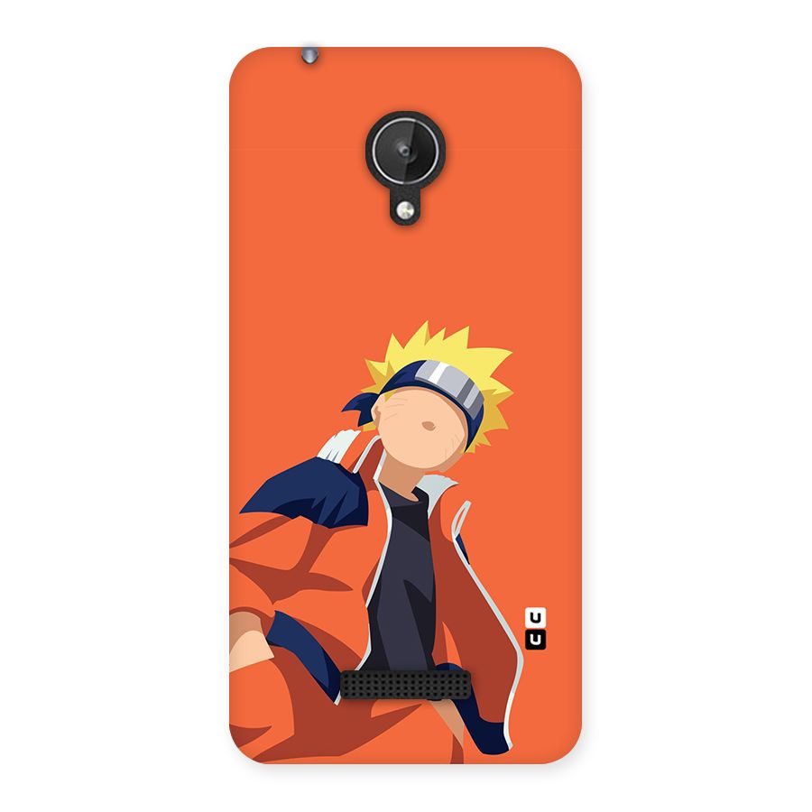 Naruto Uzumaki Minimalist Back Case for Micromax Canvas Spark Q380