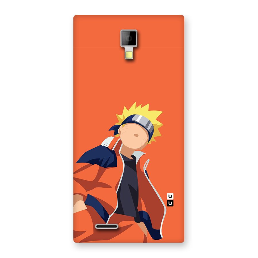 Naruto Uzumaki Minimalist Back Case for Micromax Canvas Xpress A99