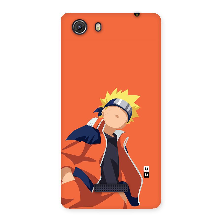 Naruto Uzumaki Minimalist Back Case for Micromax Unite 3