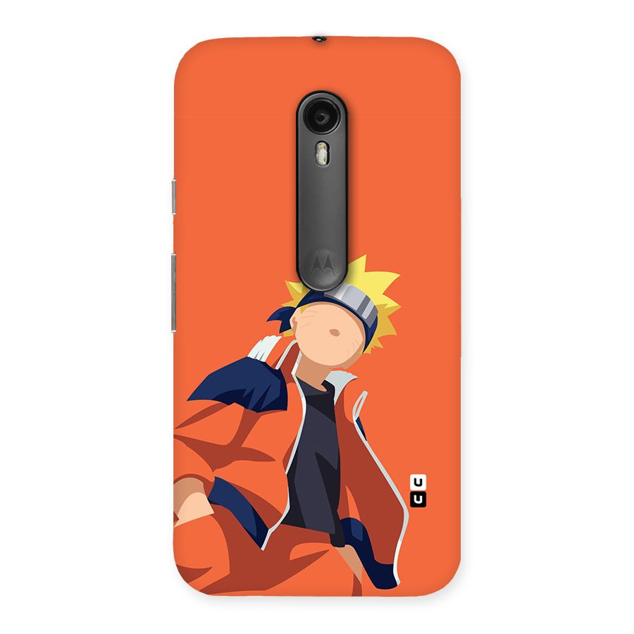 Naruto Uzumaki Minimalist Back Case for Moto G Turbo