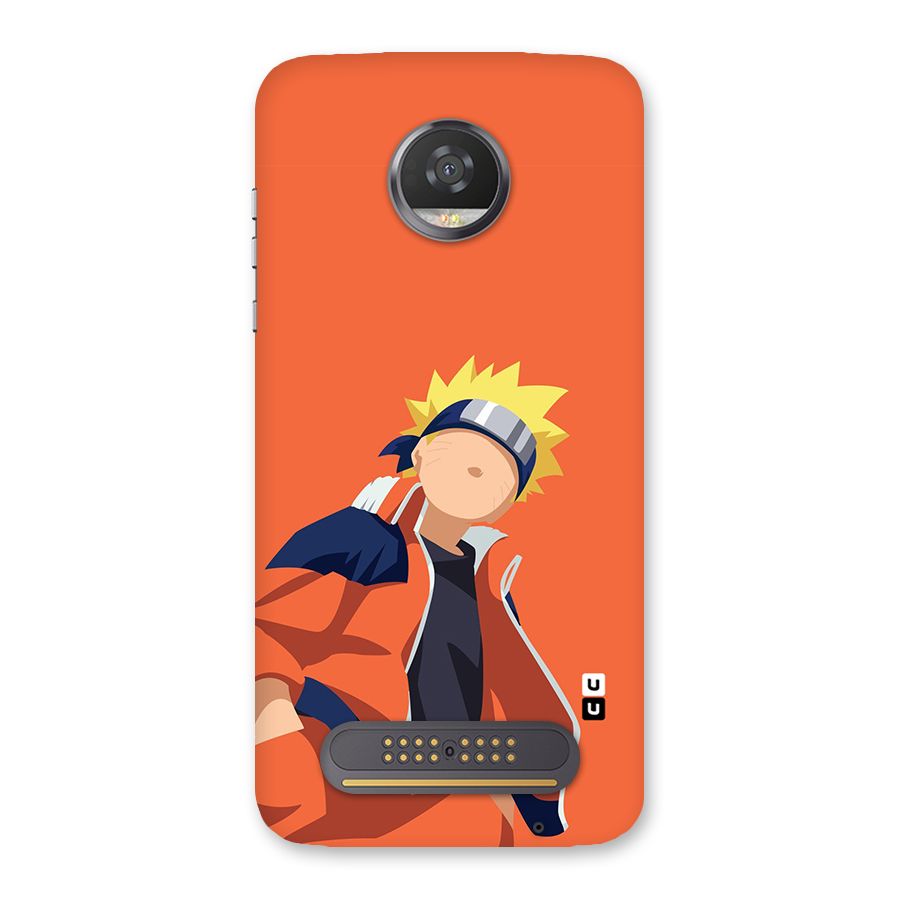 Naruto Uzumaki Minimalist Back Case for Moto Z2 Play