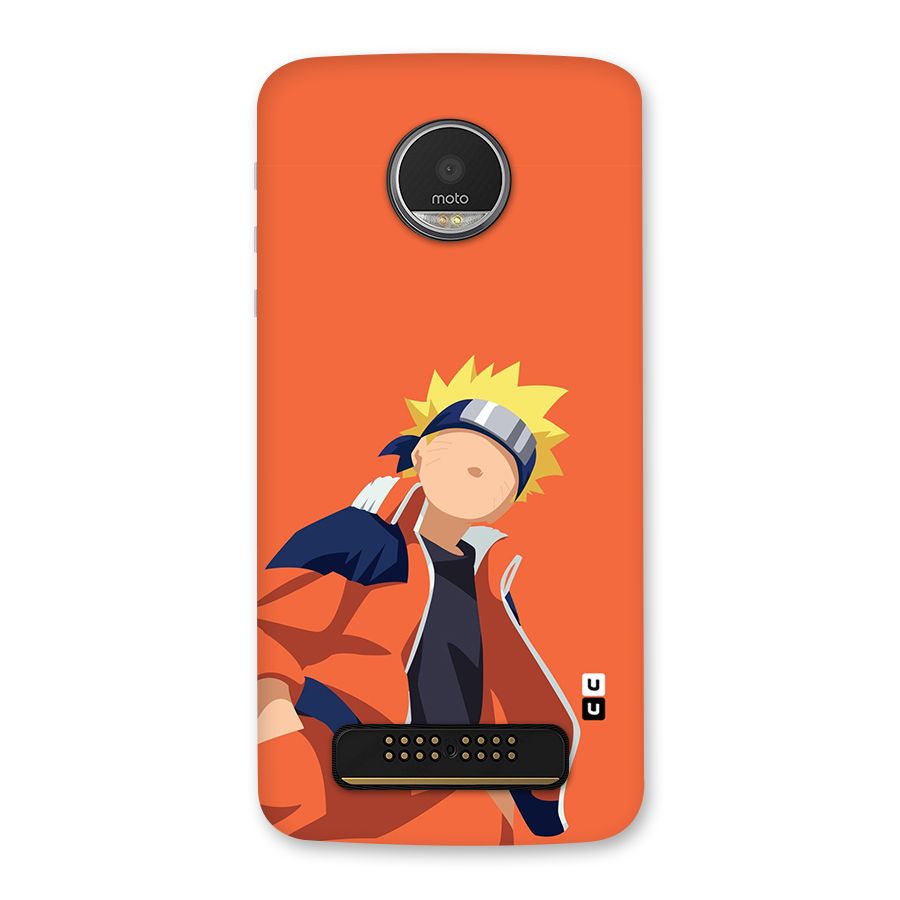 Naruto Uzumaki Minimalist Back Case for Moto Z Play