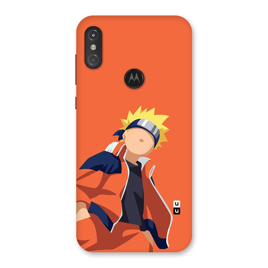 Naruto Uzumaki Minimalist Back Case for Motorola One Power
