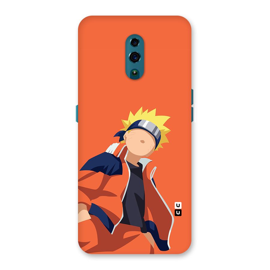 Naruto Uzumaki Minimalist Back Case for Oppo Reno