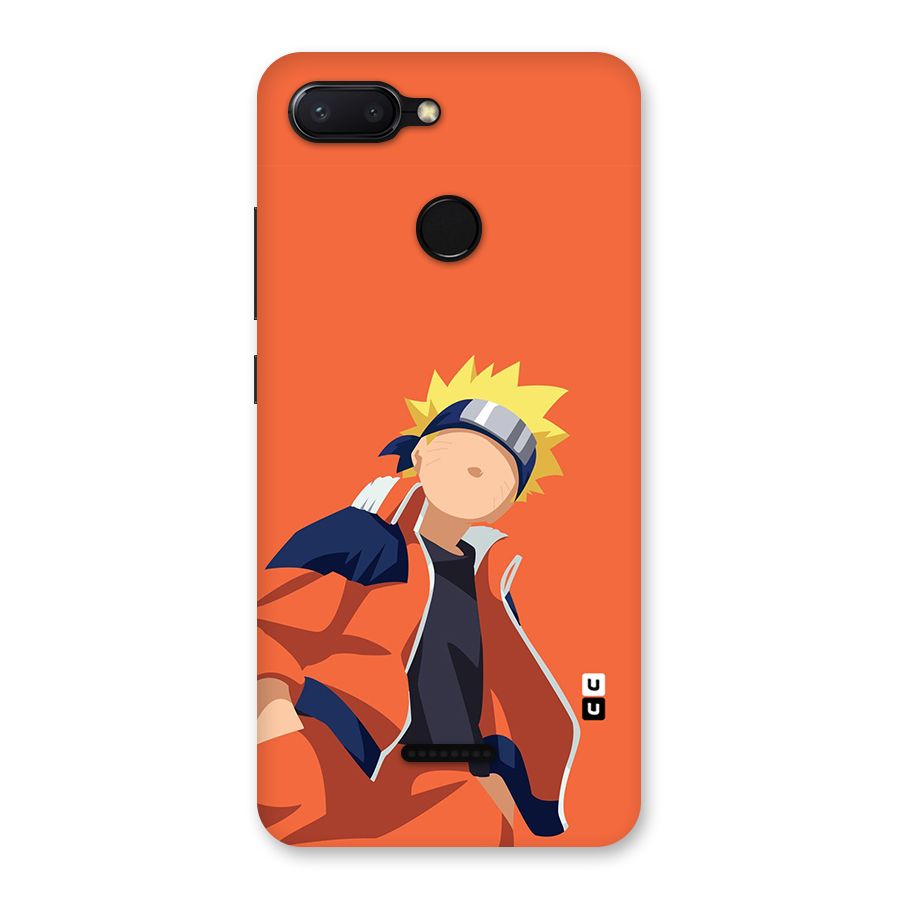 Naruto Uzumaki Minimalist Back Case for Redmi 6