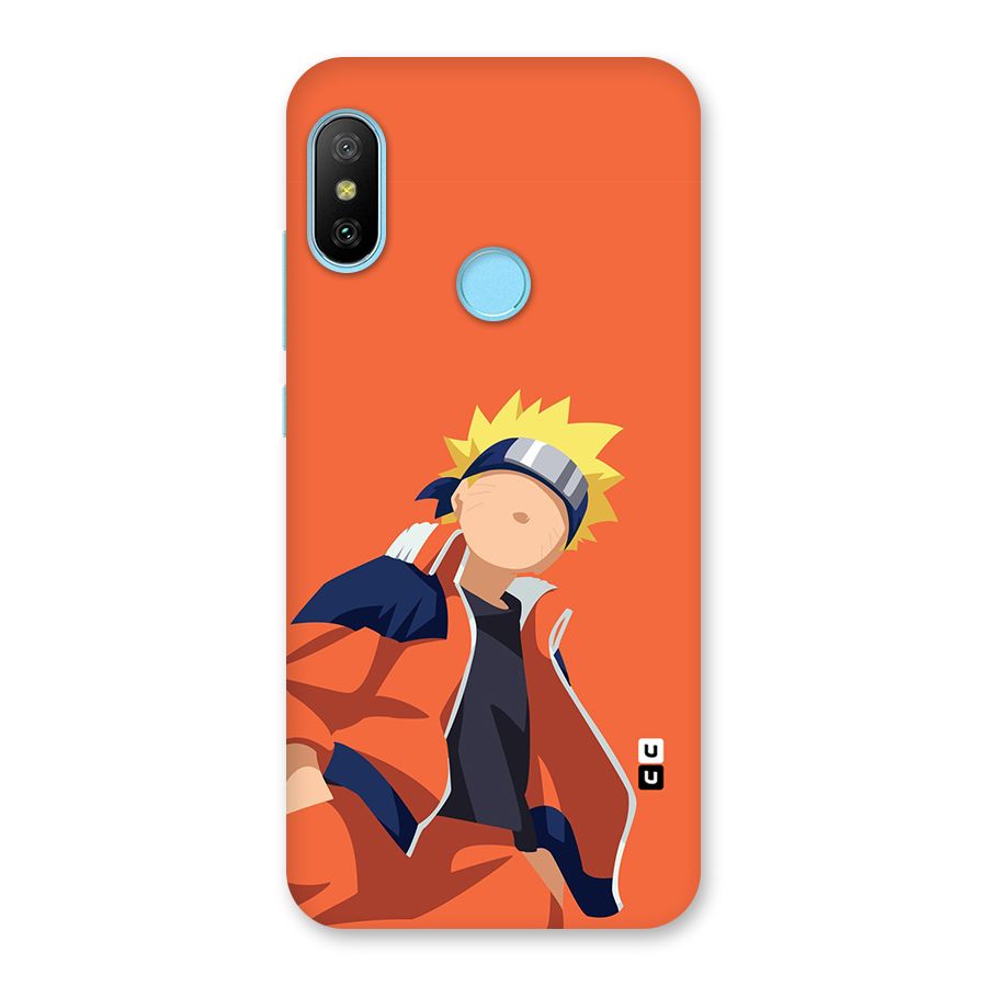 Naruto Uzumaki Minimalist Back Case for Redmi 6 Pro
