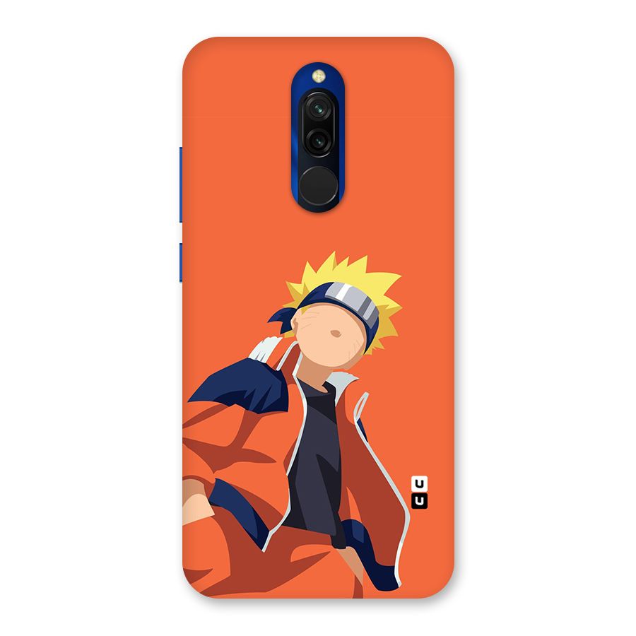 Naruto Uzumaki Minimalist Back Case for Redmi 8