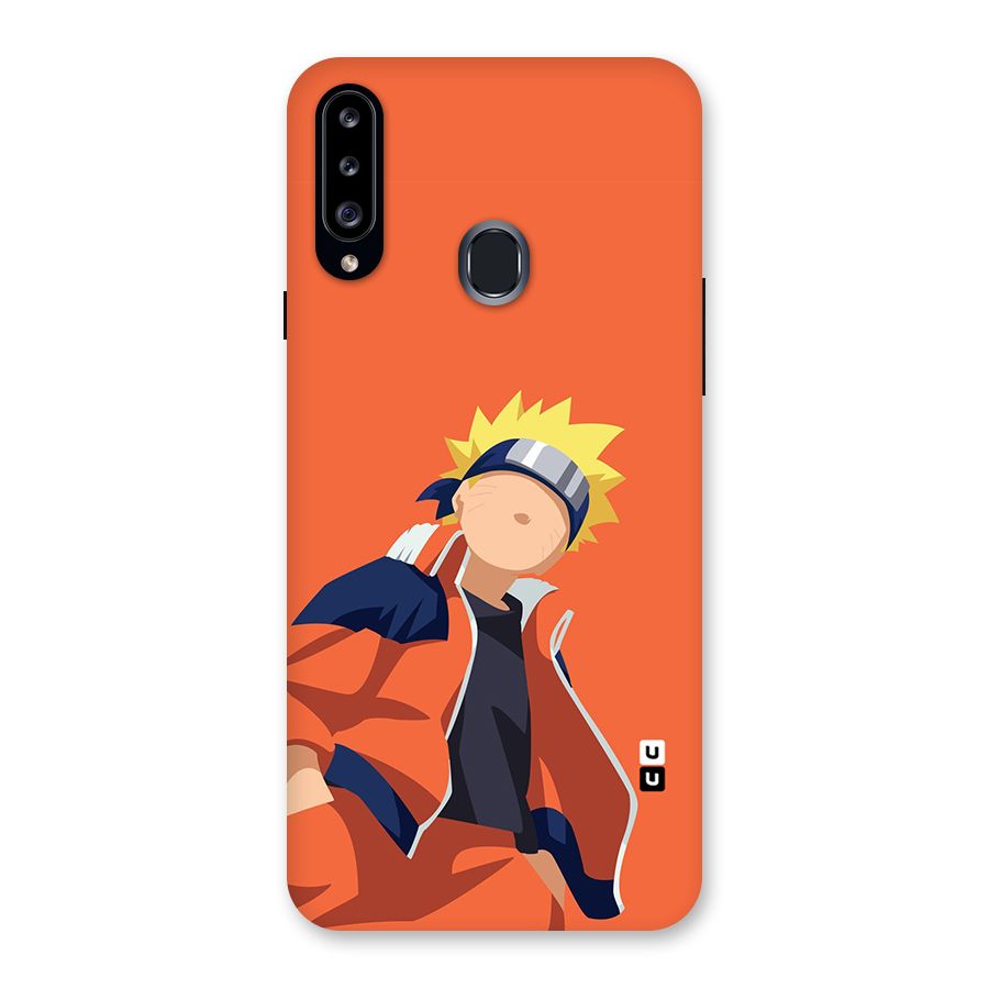 Naruto Uzumaki Minimalist Back Case for Samsung Galaxy A20s