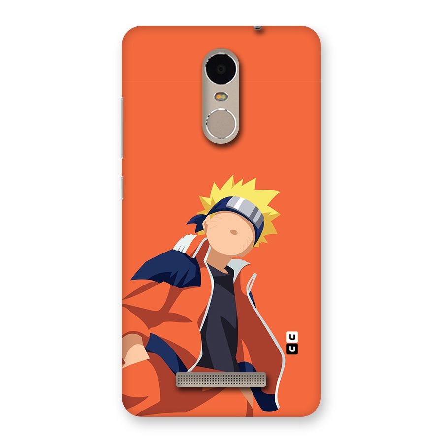 Naruto Uzumaki Minimalist Back Case for Xiaomi Redmi Note 3