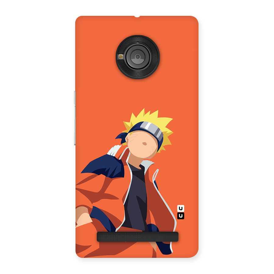 Naruto Uzumaki Minimalist Back Case for Yu Yunique
