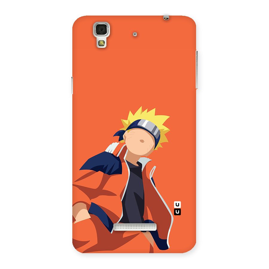 Naruto Uzumaki Minimalist Back Case for Yu Yureka