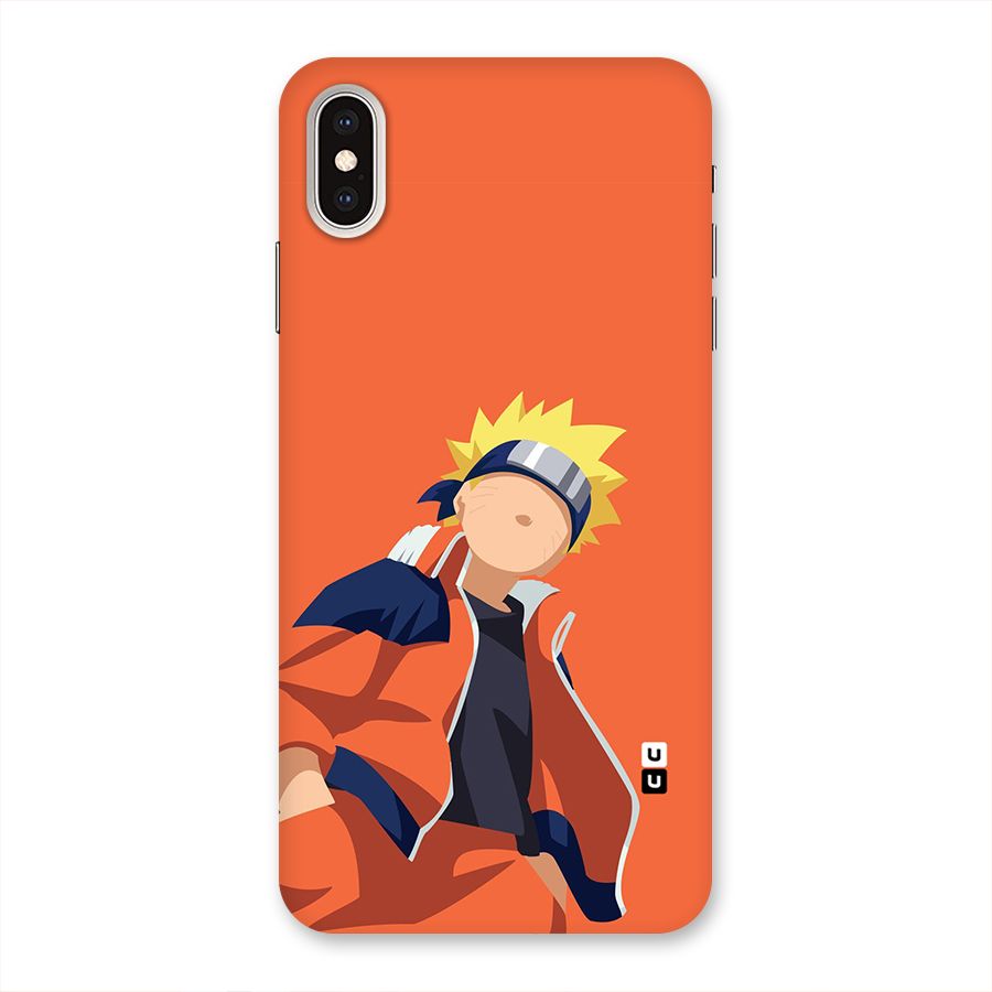 Naruto Uzumaki Minimalist Back Case for iPhone XS Max