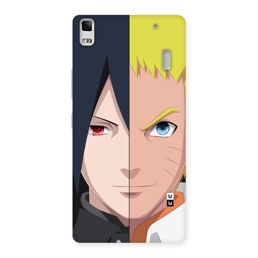 Naruto and Sasuke Back Case for Lenovo A7000