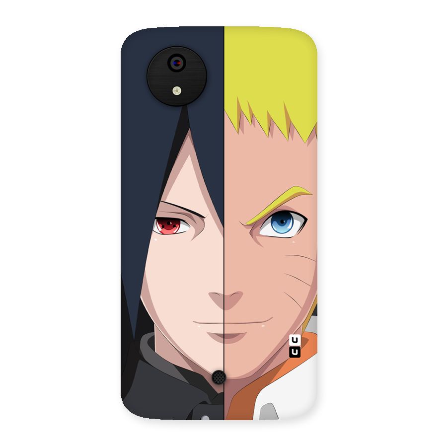 Naruto and Sasuke Back Case for Micromax Canvas A1