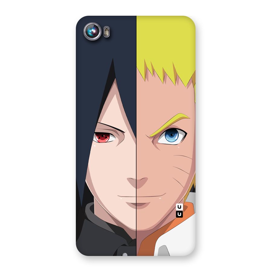 Naruto and Sasuke Back Case for Micromax Canvas Fire 4 A107