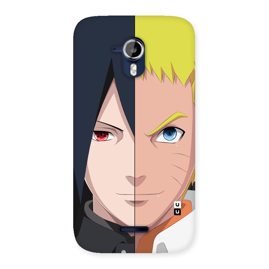 Naruto and Sasuke Back Case for Micromax Canvas Magnus A117
