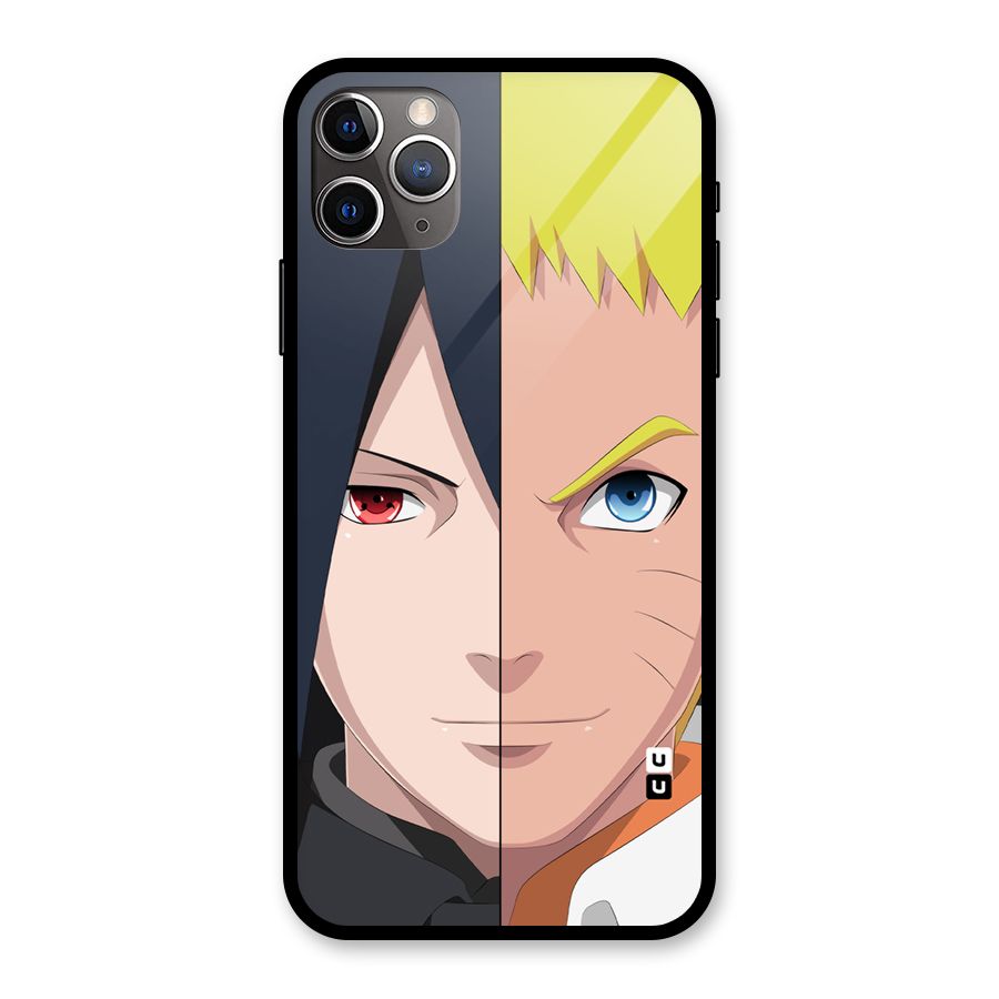 Naruto and Sasuke Glass Back Case for iPhone 11 Pro Max