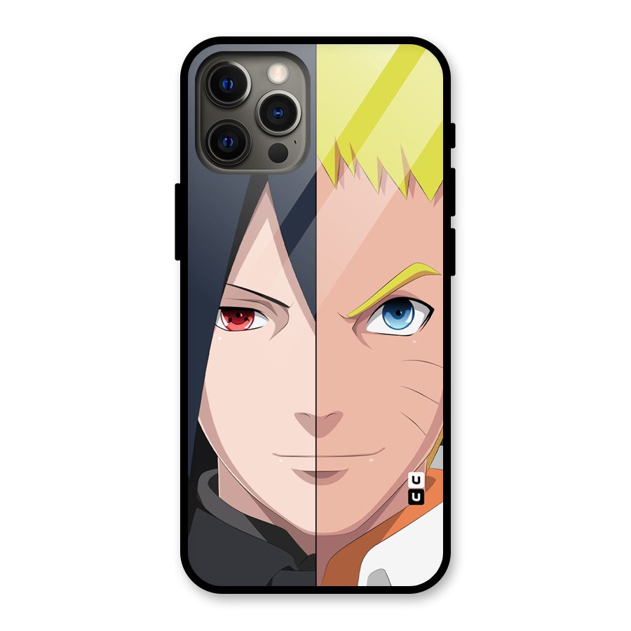 Naruto and Sasuke Glass Back Case for iPhone 12 Pro Max