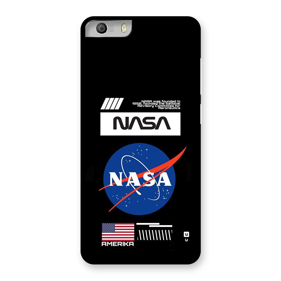 Nasa Zone Back Case for Canvas Knight 2