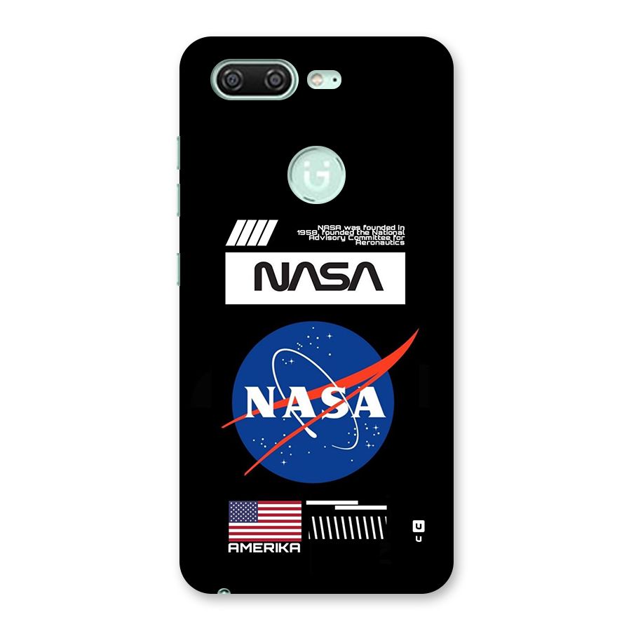 Nasa Zone Back Case for Gionee S10