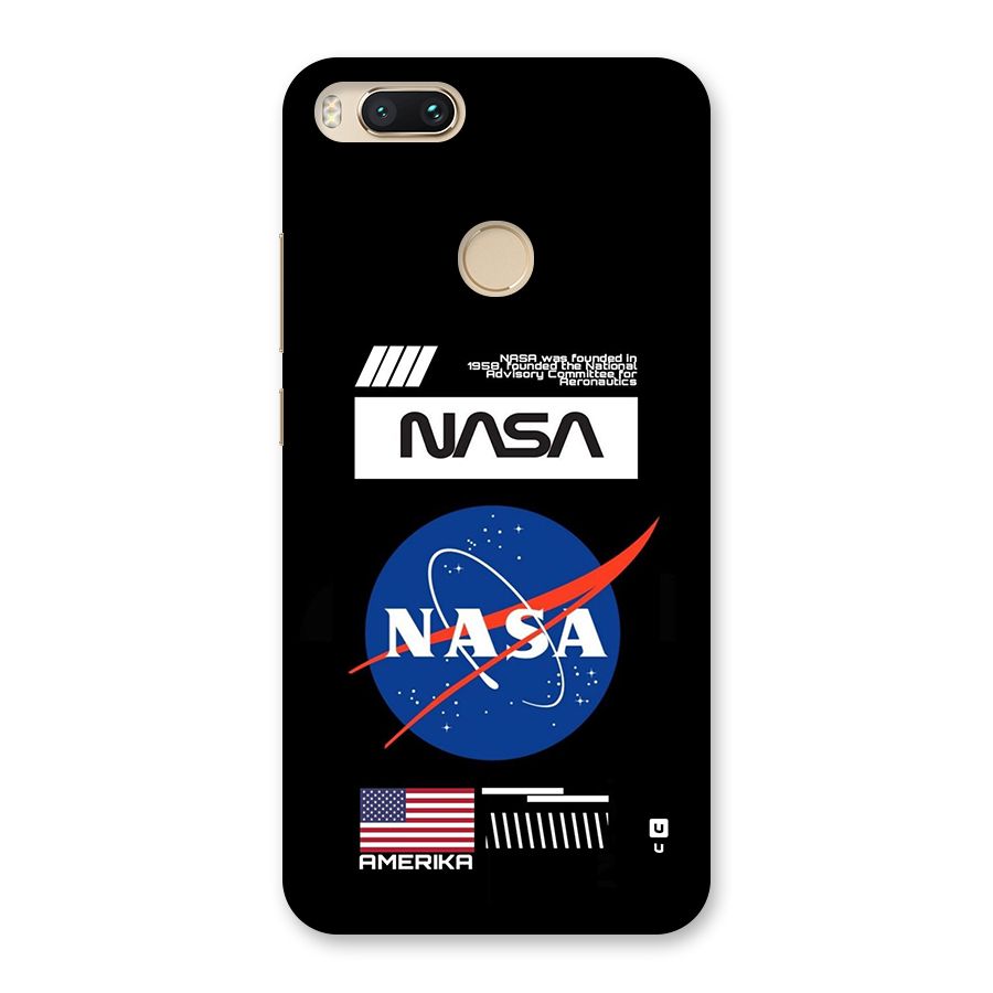 Nasa Zone Back Case for Mi A1