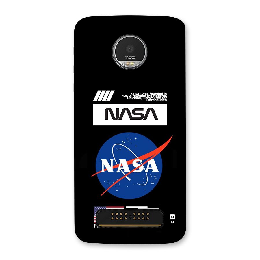 Nasa Zone Back Case for Moto Z Play