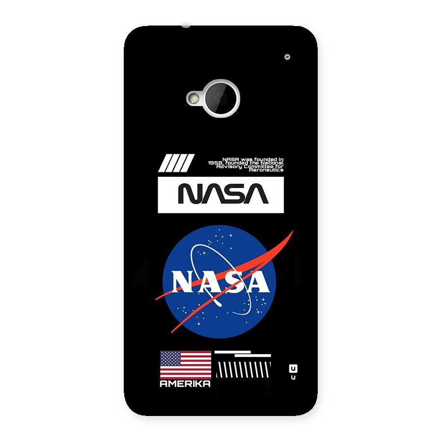 Nasa Zone Back Case for One M7 (Single Sim)